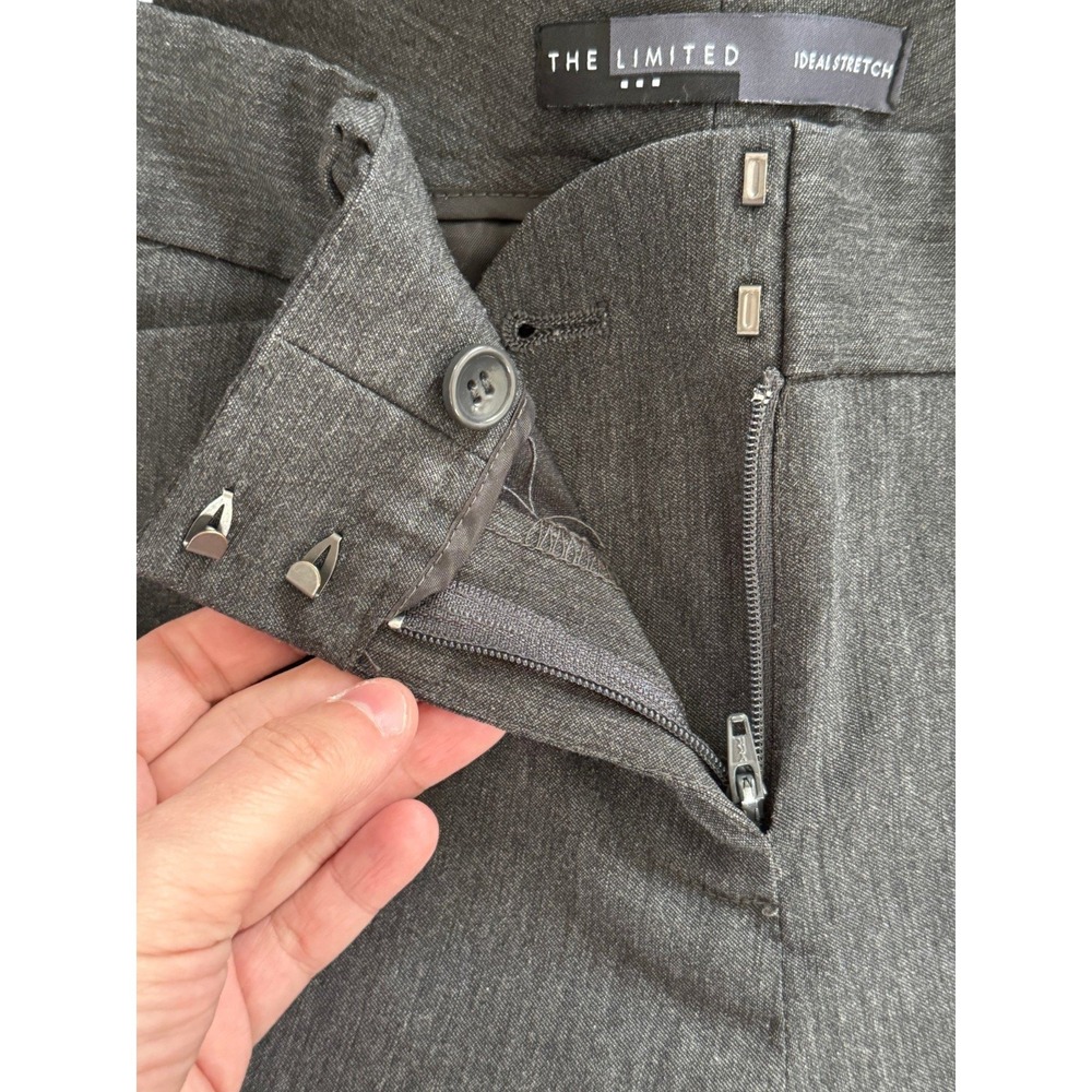 The Limited Ideal Stretch Pants Women 6 Gray Slim Leg Business Casual Trousers - Picture 11 of 12